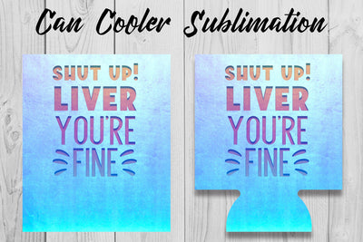Can Cooler Sublimation | Can Koozie Designs | Can Koozie Sublimation Sublimation Fly Design 