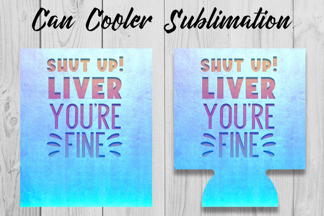 Can Cooler Sublimation | Can Koozie Designs | Can Koozie Sublimation Sublimation Fly Design 