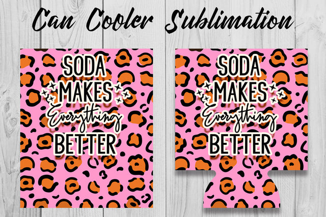 Can Cooler Sublimation | Can Koozie Designs | Can Koozie Sublimation Sublimation Fly Design 
