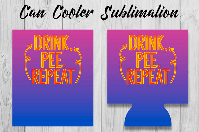 Can Cooler Sublimation | Can Koozie Designs | Can Koozie Sublimation Sublimation Fly Design 