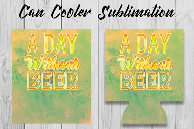 Can Cooler Sublimation | Can Koozie Designs | Can Koozie Sublimation Sublimation Fly Design 