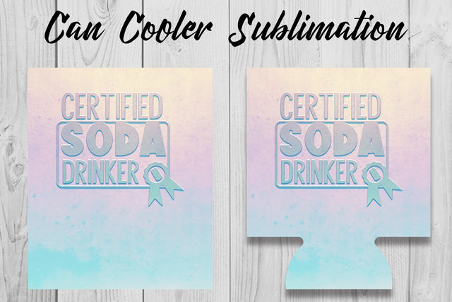 Can Cooler Sublimation | Can Koozie Designs | Can Koozie Sublimation Sublimation Fly Design 