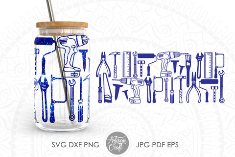 Can Glass SVG for fathers day SVG Artisan Craft SVG 