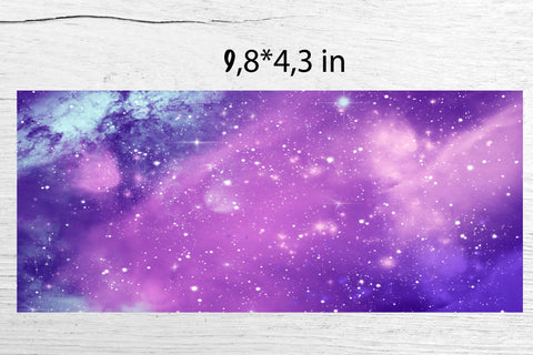 Can Glass Wrap Nebula. Libbey Glass Can Full Wrap. Sublimation Samaha Design 