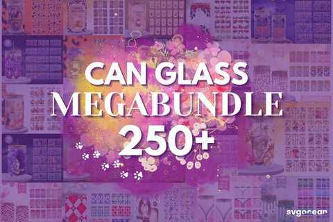 Can Glass Wrap Sublimation | Megabundle | Libbey Glass Sublimation SvgOcean 