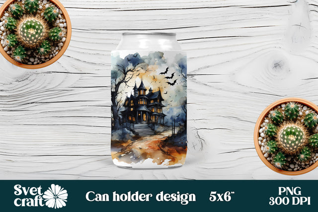 Can holder sublimation | Halloween can cooler Sublimation Svetana Studio 