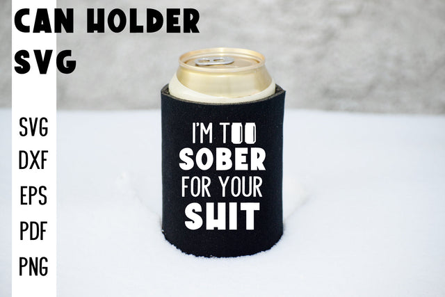 Can Holder SVG | Can Cooler SVG | Can Koozie Designs | Can Koozie Sublimation SVG Fly Design 