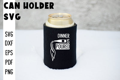 Can Holder SVG | Can Cooler SVG | Can Koozie Designs | Can Koozie Sublimation SVG Fly Design 