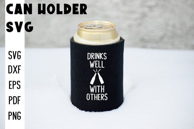 Can Holder SVG | Can Cooler SVG | Can Koozie Designs | Can Koozie Sublimation SVG Fly Design 