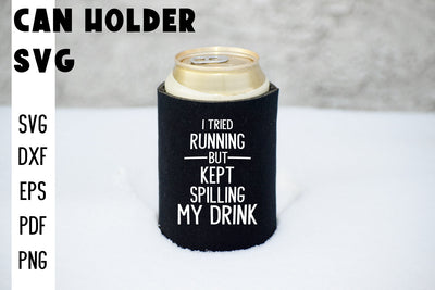 Can Holder SVG | Can Cooler SVG | Can Koozie Designs | Can Koozie Sublimation SVG Fly Design 