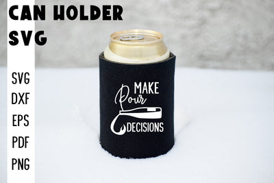Can Holder SVG | Can Cooler SVG | Can Koozie Designs | Can Koozie Sublimation SVG Fly Design 