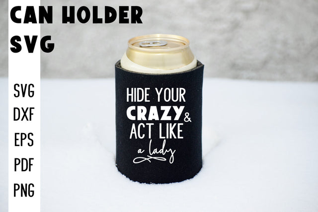 Can Holder SVG | Can Cooler SVG | Can Koozie Designs | Can Koozie Sublimation SVG Fly Design 