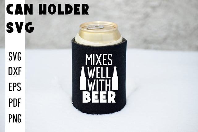 Can Holder SVG | Can Cooler SVG | Can Koozie Designs | Can Koozie Sublimation SVG Fly Design 