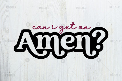 Can i get an amen SVG SVG Regulrcrative 