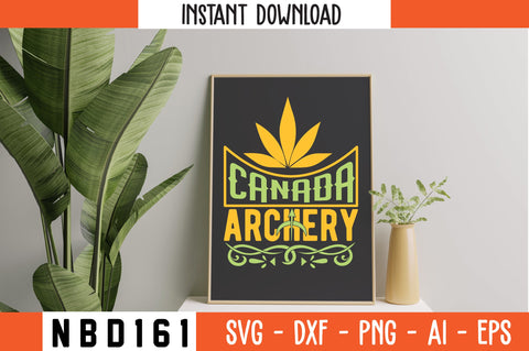 canada archery Svg Design SVG Nbd161 