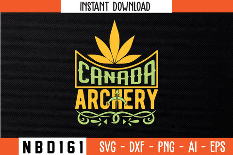 canada archery Svg Design SVG Nbd161 