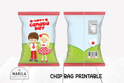 CANADA DAY CHIP BAG PRINTABLE #3 Sublimation Marilakits 
