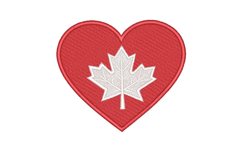 Canada Day Machine Embroidery Design, 3 Sizes, Instant Download Embroidery/Applique DESIGNS Nino Nadaraia 