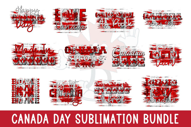 Canada Day Sublimation Bundle Sublimation Rupkotha 