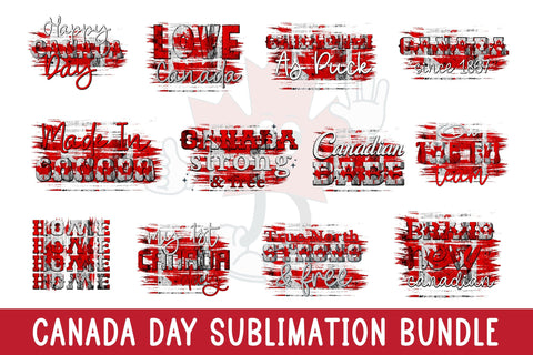 Canada Day Sublimation Bundle Sublimation Rupkotha 