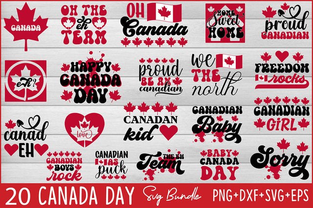 Canada Day SVG Bundle SVG Rupkotha 