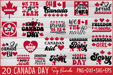 Canada Day SVG Bundle SVG Rupkotha 