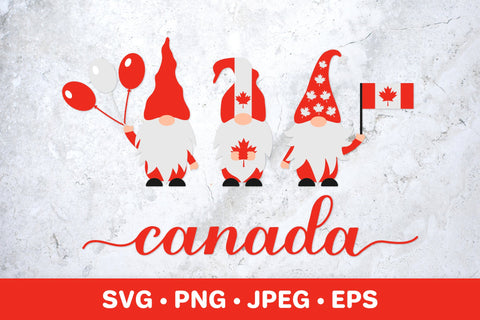 Canada Day SVG. Canadian patriotic gnomes SVG LaBelezoka 