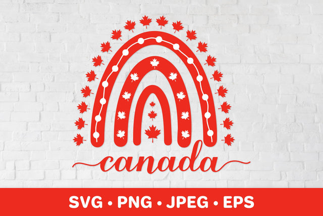 Canada Day SVG. Canadian rainbow SVG LaBelezoka 