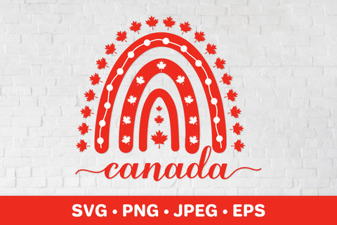 Canada Day SVG. Canadian rainbow SVG LaBelezoka 