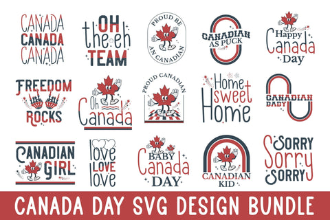 Canada Day Svg Design Bundle SVG Rupkotha 