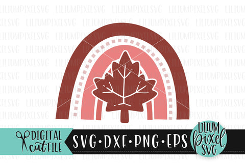 Canada Flag Rainbow Maple - Canada Day SVG SVG Lilium Pixel SVG 