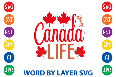 Canada Life, Canada Day SVG Design SVG Rafiqul20606 