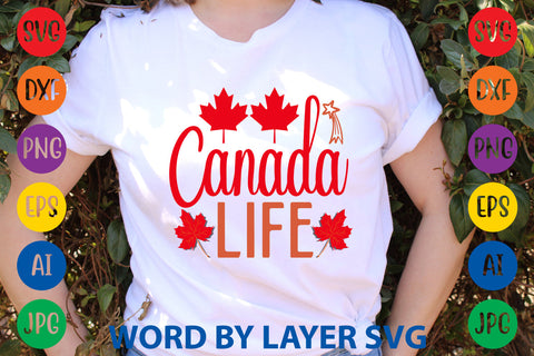 Canada Life, Canada Day SVG Design SVG Rafiqul20606 