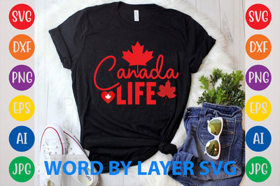 Canada Life, Canada Day SVG Design SVG Rafiqul20606 