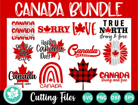 Canada SVG Bundle | Canada Day SVG SVG TrueNorthImagesCA 