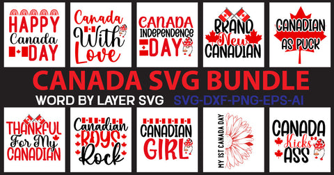 CANADA SVG BUNDLE SVG Newmockups 