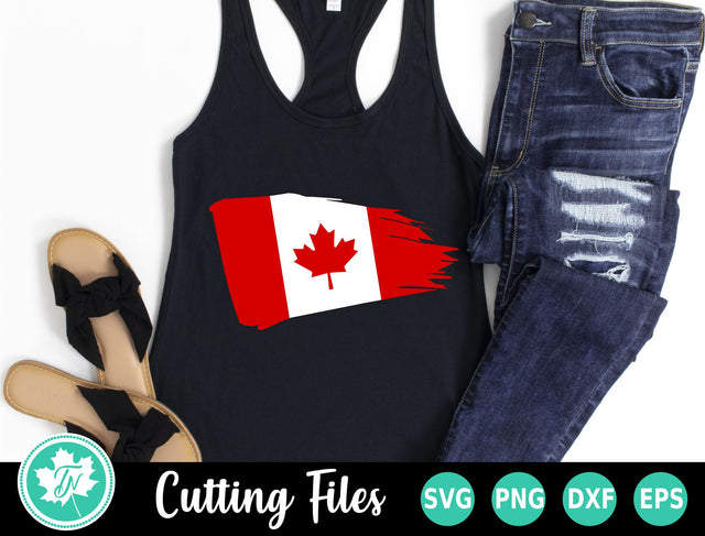 Canada SVG | Canada Day SVG | Distressed Flag SVG SVG TrueNorthImagesCA 