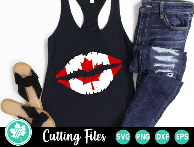 Canada SVG | Canada Day SVG | Lips SVG SVG TrueNorthImagesCA 