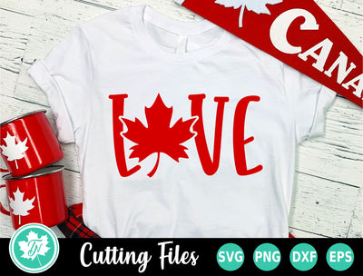 Canada SVG | Canada Day SVG | Love Canada SVG TrueNorthImagesCA 