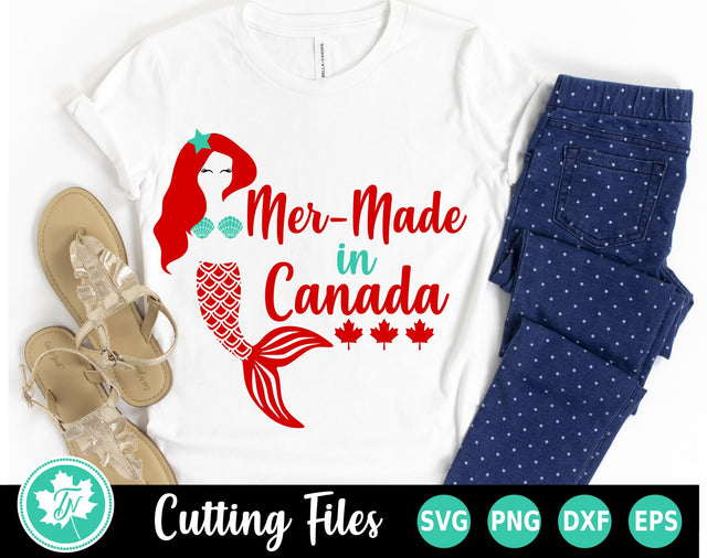Canada SVG | Canada Day SVG | Mermaid SVG SVG TrueNorthImagesCA 