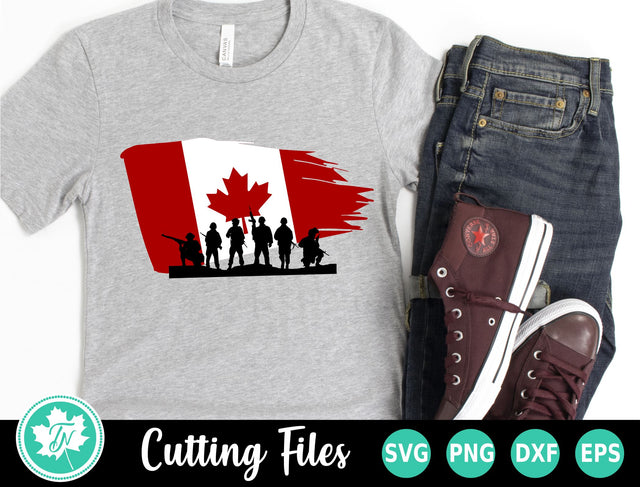 Canada SVG | Canada Day SVG | Soldiers SVG SVG TrueNorthImagesCA 