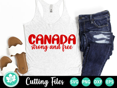 Canada SVG | Canada Day SVG | Strong and Free SVG TrueNorthImagesCA 