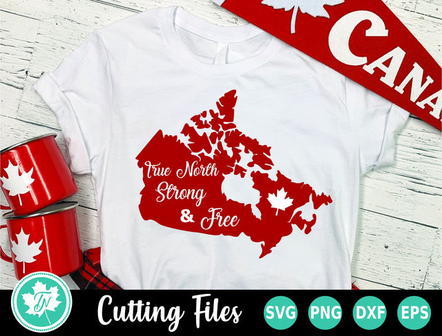 Canada SVG | Canada Day SVG | True North Strong and Free SVG TrueNorthImagesCA 