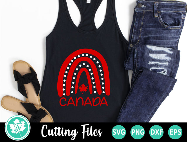 Canada SVG | Canadian Day SVG | Rainbow SVG SVG TrueNorthImagesCA 