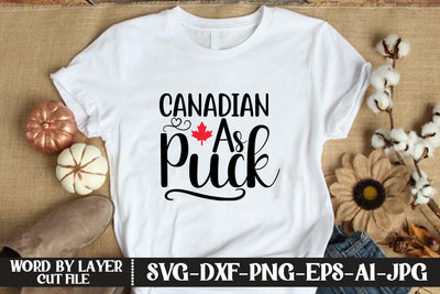 Canadian As Puck SGV CUT FILE SVG MStudio 