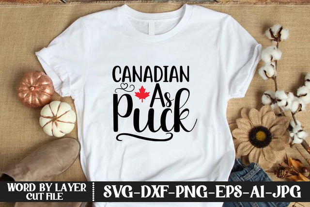 Canadian As Puck SGV CUT FILE SVG MStudio 
