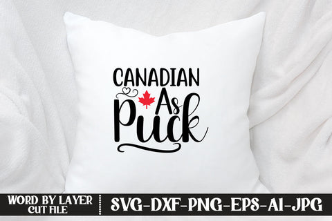 Canadian As Puck SGV CUT FILE SVG MStudio 