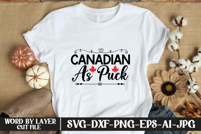 Canadian As Puck SVG CUT FILE SVG MStudio 