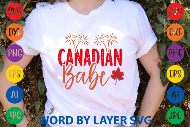 Canadian Babe, Canada Day SVG Design SVG Rafiqul20606 