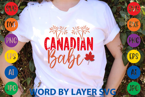 Canadian Babe, Canada Day SVG Design SVG Rafiqul20606 